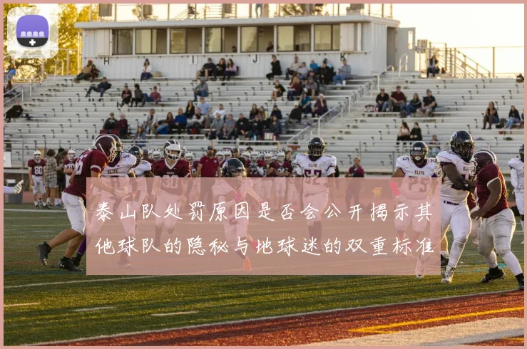 泰山队处罚原因是否会公开揭示其他球队的隐秘与地球迷的双重标准